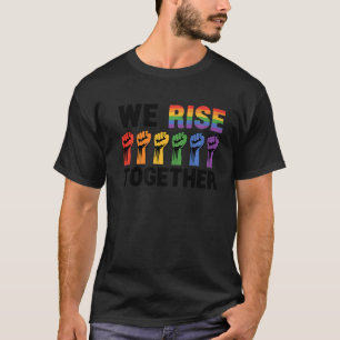 Wir sammeln Bisexuelle Gay Trans Que Lgbtq Ra T-Shirt