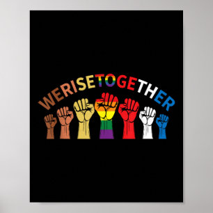 Wir sammeln Black Pride Gay Pride Lgbtq gleich Poster