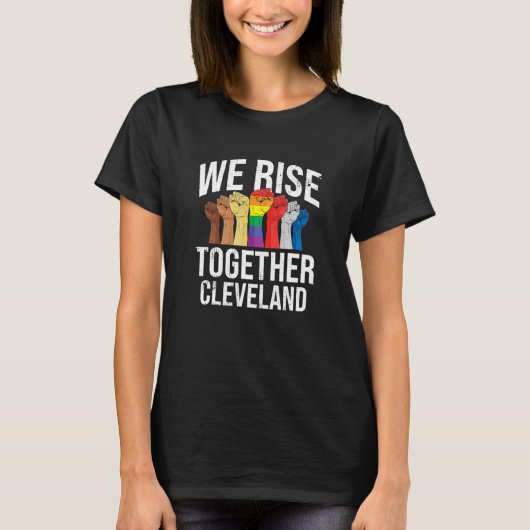 Wir sammeln Cleveland Lgbtq Ohio Pride Monat T-Shirt (Vorderseite)