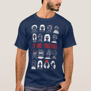 Wir sammeln den feministischen Feminismus Frauenre T-Shirt