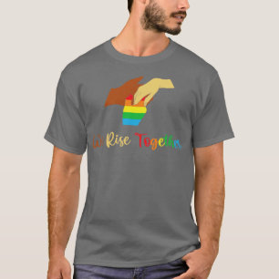 Wir sammeln LGBT Q Prix Social1 T-Shirt