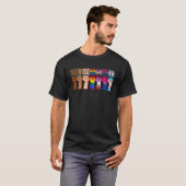 Wir sammeln LGBTQ Parade für schwarzen LGBT-Gay Pr T-Shirt (Vorne ganz)