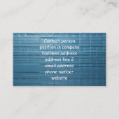 Wir sauberen und vermieten tragbare Toiletten gelb Visitenkarte (Rückseite)