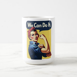 Wir schaffen das Feminismus Kaffeetasse
