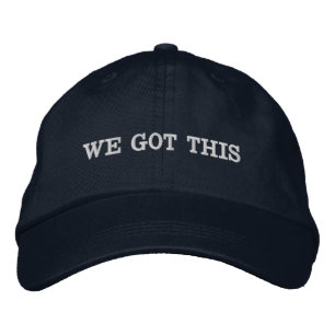 Wir schaffen das Inspirational Quote Motivierende  Bestickte Baseballkappe