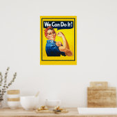 Wir schaffen das poster (Küche)