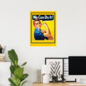 Wir schaffen das poster (Heimbüro)