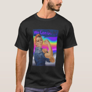Wir schaffen das Rosie Feministische farbenfrohe R T-Shirt