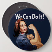 Wir schaffen es - Kamala 2024 BUTTON (Vorne & Hinten)