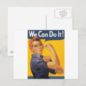Wir schaffen es! postkarte (Vorne/Hinten)