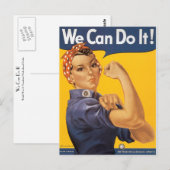 Wir schaffen es! postkarte (Vorne/Hinten)