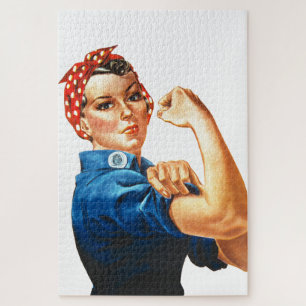 Wir schaffen es Rosie die Nieterin Frauenpower Puzzle