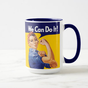 Wir schaffen es! Rosie die Nieterin Tasse