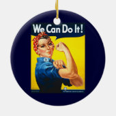 Wir Schaffen Es Schmuck Keramik Ornament (Hinten)
