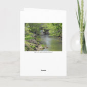 Wir schätzen Ihr Opfer. ~ 7 Dankeskarte (Rückseite)