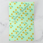 Wir schätzen Ihre Freundlichkeit Dankeskarte (Innenseite)