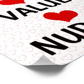 Wir schätzen Krankenpflege Poster (Ecke)