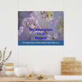 Wir schätzen unsere Krankenschwestern! Poster Nurs (Küche)