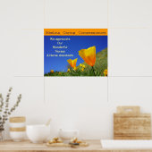 Wir schätzen wunderbare Krankenschwestern CNAs Pfl Poster (Küche)