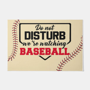 Wir schauen Baseball Mat, Baseball Liebesgeschenk Fußmatte