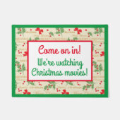 Wir schauen Weihnachtsfilme an! Fußmatte (Vorderseite)