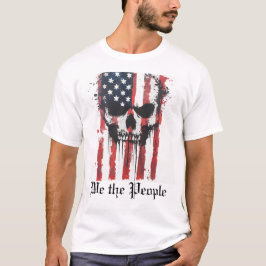 Wir schäumen die amerikanische Flagge T-Shirt