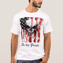 Wir schäumen die amerikanische Flagge T-Shirt