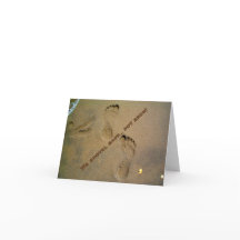 Wir schicken Sand nicht Schnee - Fußabdrücke im Sa