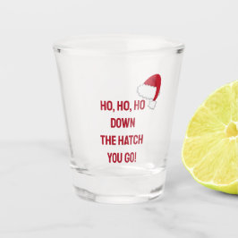 Wir schießen das Glas unten