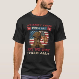 Wir schulden ihnen den Gedenktag für Veteranen T-Shirt