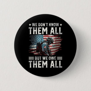 Wir schulden sie alle mit dem Tag der amerikanisch Button