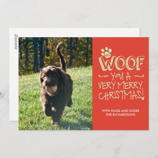 Wir Schuss Sie frohen Weihnachten (Vorne/Hinten)