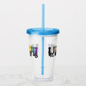 Wir schützen uns acryltrinkbecher (Rechts)