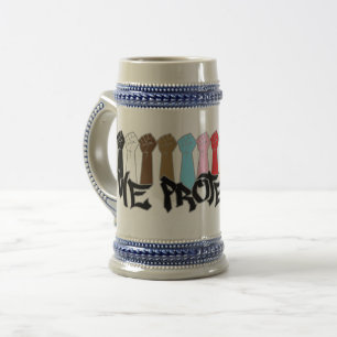 Wir schützen uns bierglas