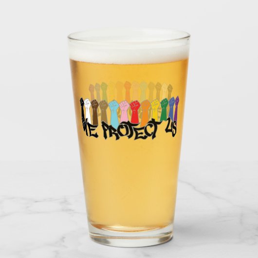 Wir schützen uns glas (Vorne (Gefüllt))