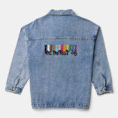 Wir schützen uns jeansjacke (Rückseite)