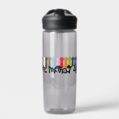 Wir schützen uns trinkflasche (Vorderseite)