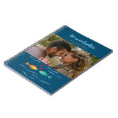 Wir schwimmen zusammen ein paar individuelle Fotos Notizblock (Linke Seite)