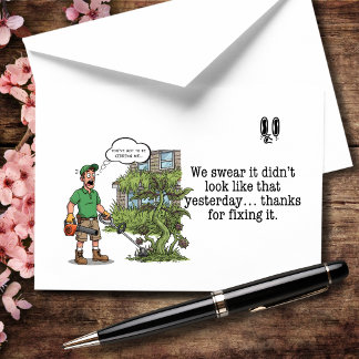 Wir schwören, gestern sah es nicht so aus dankeskarte