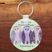 Wir sehen eine Welt ohne Alzheimer Schlüsselanhänger (Vorderseite)