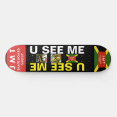 WIR SEHEN MICH. JMT 8 1/4" Skateboarddecke Skateboard (Horizontal)