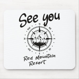 Wir sehen Sie im Roten Gebirge Resort Wanderurlaub Mousepad