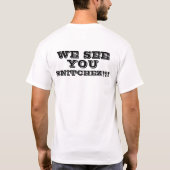 Wir sehen Sie T-Shirt (Rückseite)