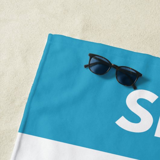 Wir sehen uns am Pool Strandtuch (Beispiel)