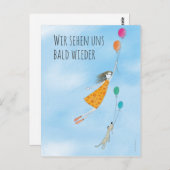 Wir sehen uns bald wieder postkarte (Vorne/Hinten)