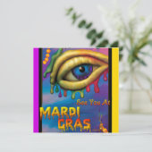 Wir sehen uns bei Mardi Gras Eye (Stehend Vorderseite)