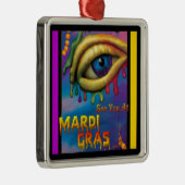 Wir sehen uns bei Mardi Gras Eye Ornament Aus Metall (Rechts)