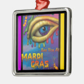 Wir sehen uns bei Mardi Gras Eye Ornament Aus Metall (Links)