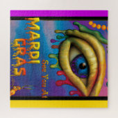 Wir sehen uns bei Mardi Gras Eye Puzzle (Horizontal)