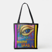 Wir sehen uns bei Mardi Gras Eye Tasche (Rückseite)